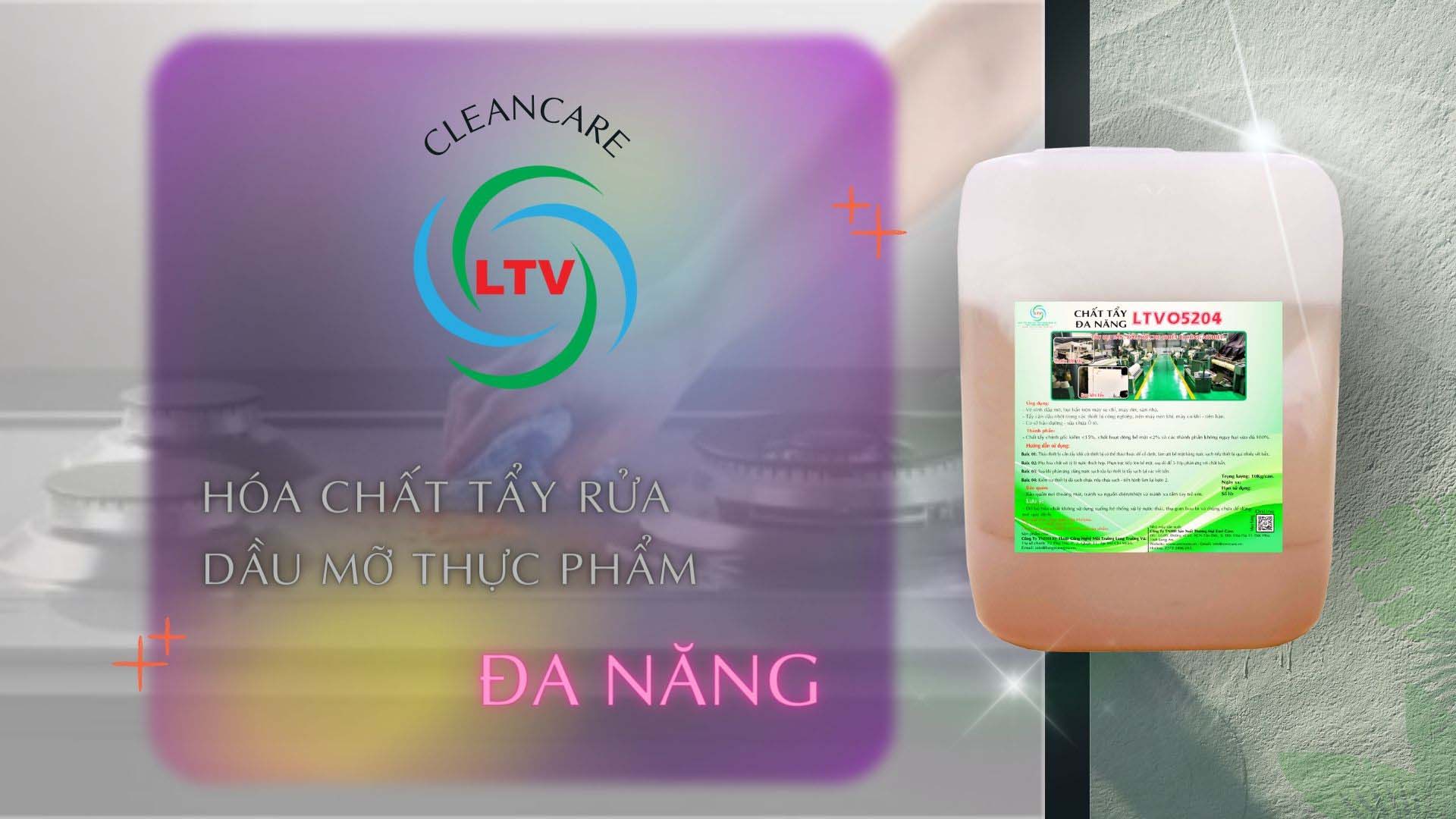 HÓA CHẤT TẨY RỬA DẦU MỠ THỰC PHẨM ĐA NĂNG - 1